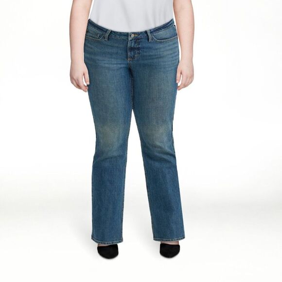 Lee Natural Bootcut Jeans Just Below Waist Denim Pockets Stretch Womens size: 10 - Picture 1 of 9